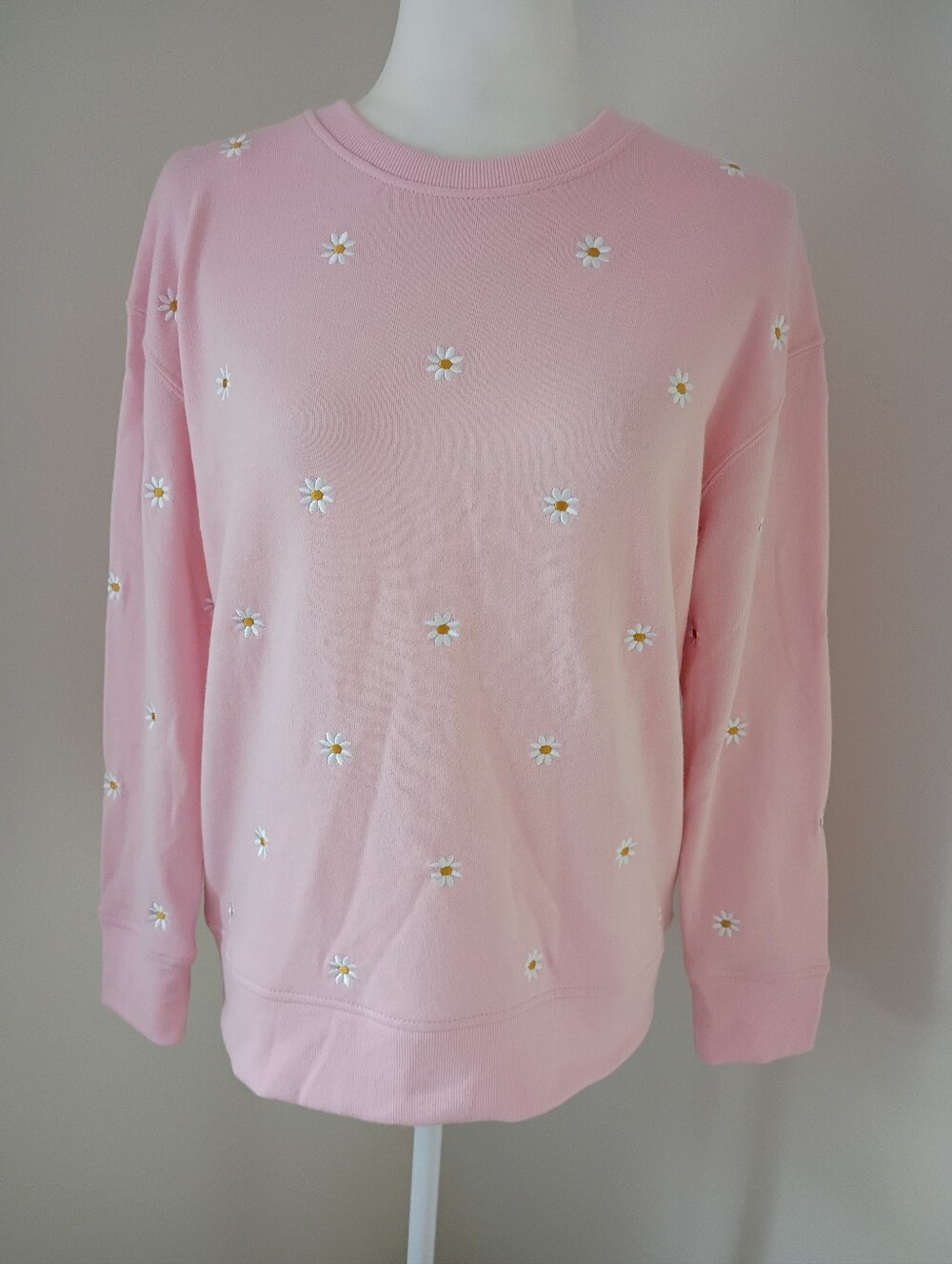 Shiraleah Pink Daisy Sweatshirt Size Small